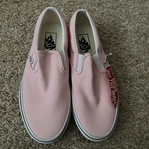 Women’s Light Pink Slip on Vans